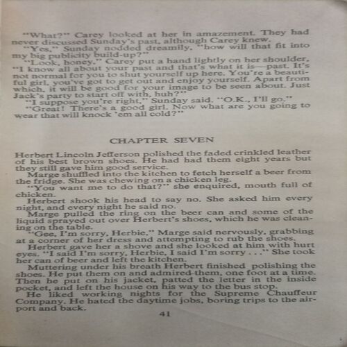 Sunday Simmons & Charlie Bricks (By =Jackie Collins ) ,(Total pages=283)water impacted