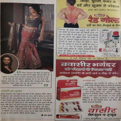 Grihlakshmi ( November 2012 ) damage cover page