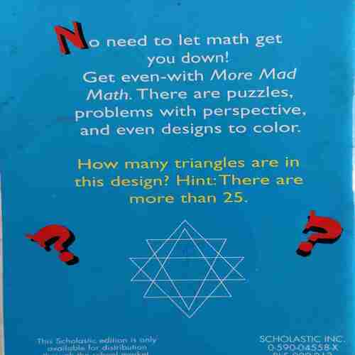 More Made Math ( By = Jackie Glasthal ) ( No. of Pages = 54 )