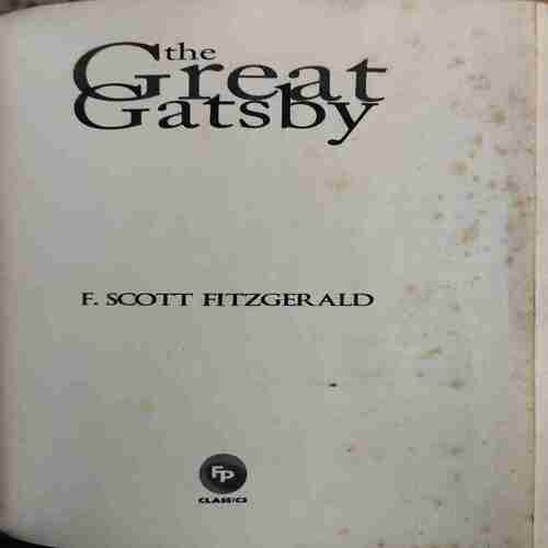 The Great Gatsby ( By = F.Scott ) ( No. of Pages = 224 )