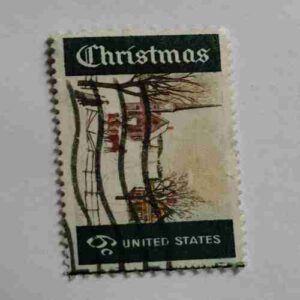 UNITED STATES POSTAGE 6CENTS , CHRISTMAS