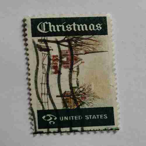 UNITED STATES POSTAGE 6CENTS , CHRISTMAS