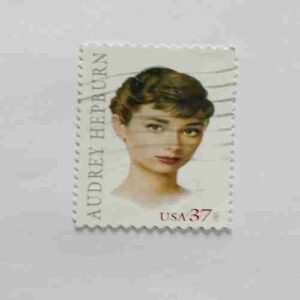 USA 37 STAMP , 2003 , AUDREY HEPBURN