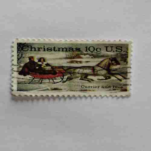 Document 12_121 U.S 10CENTS POSTAGE , CHRISTMAS