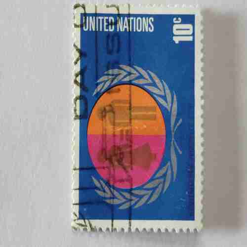 UNITED NATIONS POSTAGE 10CENTS