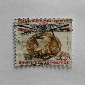 UNITED STATES POSTAGE 8CENTS , CHAMPION OF LIBERTY