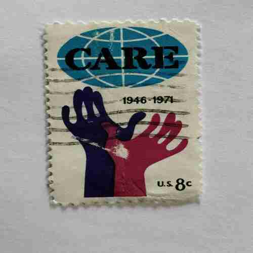 Document 12_205 U.S 8c POSTAGE STAMP ,CARE 1946-1971