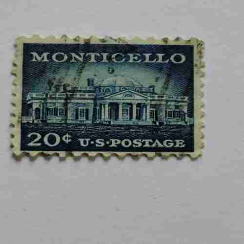 Document 12_25 U.S POSTAGE 20C ,MONTICELLO