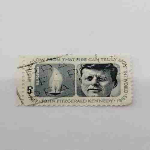J.F KENNEDY , 5C , STAMP