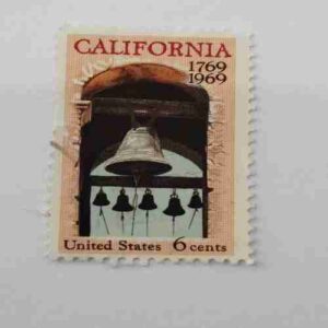 UNITED STATES 6CENTS POSTAGE ,CALIFORNIA 1769-1969