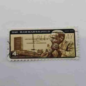 UNITED STATES POSTAGE 4CENTS , DAG HAMMARSKJOLD