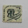 Document 12_29 USA 1c POSTAGE STAMP , AROOT OF DEMOCRACY