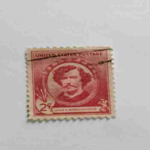 Document 12_79 UNITED STATES POSTAGE ,2CENTS ,James A. McNeill Whistler stamp