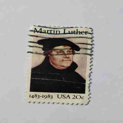 Document 14_11 USA POSTAGE STAMP 20c , MARTIN LUTHER 1483-1983