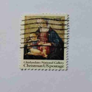 GHIRLANDAIO : NATIONAL GALLERY CHRISTMAS US POSTAGE 1975