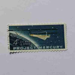 U.S.MAN IN SPACE 4c , PROJECT MERCURY