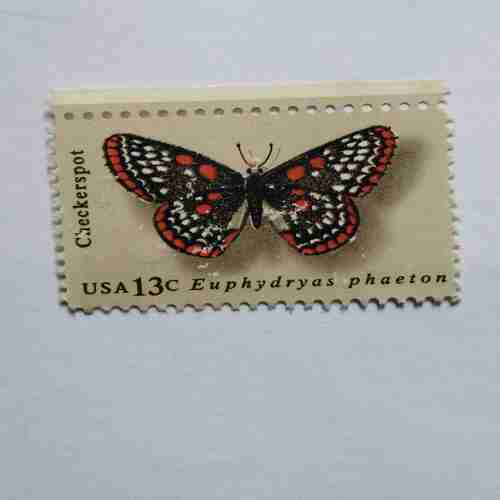 USA 13c POSTAGE STAMP , Euphydryas Phaeton