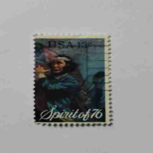 USA 13c POSTAGE STAMP , SPIRIT OF 76