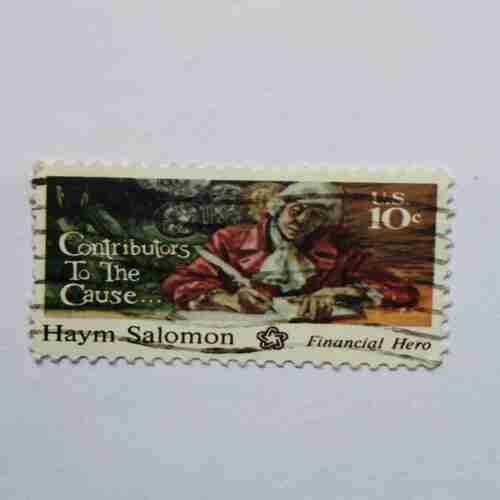 U.S 10c POSTAGE STAMP , HAYM SALOMON