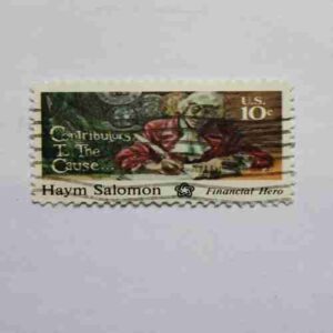 U.S 10c POSTAGE STAMP , HAYM SALOMON