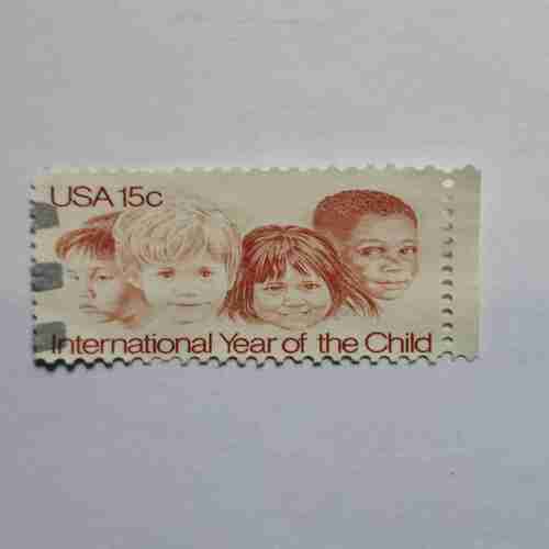 Document 14_83 USA 15c POSTAGE STAMP , INTERNATIONAL YEAR OF THE CHILD