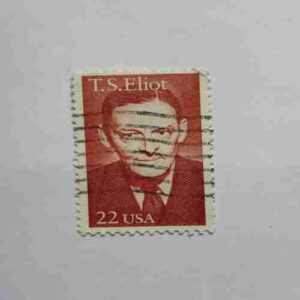 USA 22c POSTAGE STAMP , T.S.ELIOT