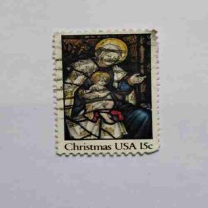 CHRISTMAS USA 15c POSTAGE STAMP ,