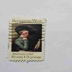 10 cent U.S. Postage , American artist , Benjamin West
