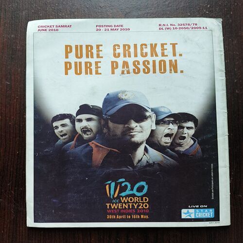 Cricket Samrat ( June 2010 ) ( Page No 5,6 Are Damage )