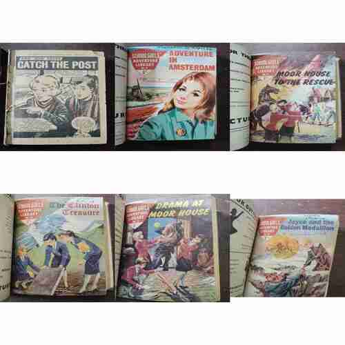 Document 16_19 Binding 6 in 1 ( Ann And Sally - Catch The Post , Adventure In Amsterdam , Moor House To Rescue , The Clinton Treasure , Drama At Moor House , Joyce And The Golden Medallion )