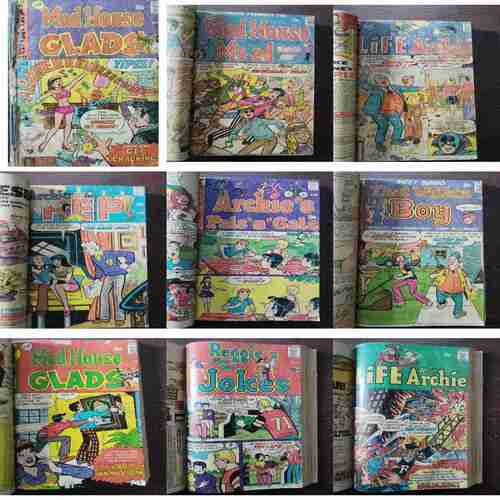Document 16_20 Binding 9 in 1 Front Cover Is Missing ( Mad House Glads ( Down Side Small Cut ) , Mad House Ma.ad , Life With Archie , Archie Pep ( Upper Side Small Cut ) , Archie 's Pals 'n' Gals , That Wilkin Boy , The Mad House Glads , Reggie 's " wise Guy " Jokes , Life With Archie )