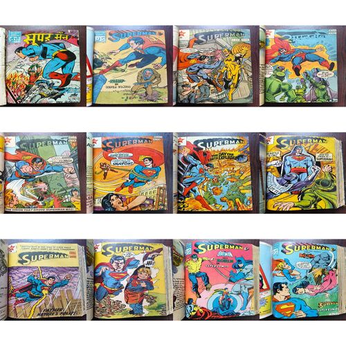 DC Superman Binding Comics 20 in 1 ( 1st Comics , Supermsn And Batman And Robin , Damade And Story Impact In Page No 1.2.3.4 , Uper Side ) ( 2an Comics , Superman And Green Arrow ) ( 3rd Comics , Superman And Microwave Man ) ( 4th Comics , Superman ) ( 5th Comics , Superman ) ( 6th Comics , Superman And Vartox ) ( 7th Comics , Superman , The Day The Earth Exploded ) ( 8th Comics , Superman ) ( 9th Comics , Superman , Father Natures Folly ) ( 10th Comics , Superman , The Kid Who Played Superman ) ( 11th Comics , Superman , Batman With Robin ) ( 12th Comics , Superman And Batman With Supergirl , Damage and Story Impact in Page No 27 to 34 ) ( 13th Comics , Superman , Batman And Robin Are Fighting A Monster , Damage and Story Impact in Page No 3 to 6 ) ( 14th Comics , Superman And Batman With Robin In Super Comics , Damage and Story Impact in Page No 27 to 34 ) ( 15th Comics , Superman And Batman With Robin In Super Comics Ma ) ( 16th Comics, Superman , The Mark Of A Citizen ) ( 17th Comics , Superman And Superbani , Damage and Story Impact in Page No 3 to 10 And 31 to 34 ) ( 18th comics , Superman And Batman With Robin , All Pages Are Damage And Story Impact In Some Pages ) ( 19th Comics , Superman And Batman With Robin , Damage and Story Impact in Page No 3 to 9 And 31 to 34 ) ( 20th Comics , Superman And Batman With Robin , Page Damage No 1 to 6 ANd Last Page )