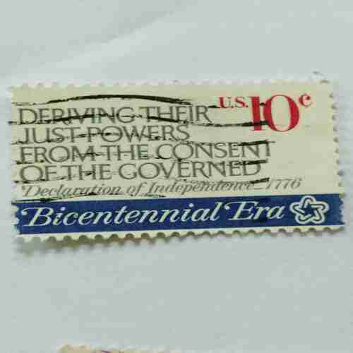 U.S 10 c POSTAGE , BICENTENNIAL ERA