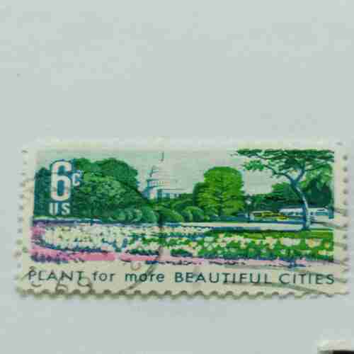 Document 17_33 U.S 6c POSTAGE , PLANT FOR MORE BEAUTIFUL CITIES STAMP