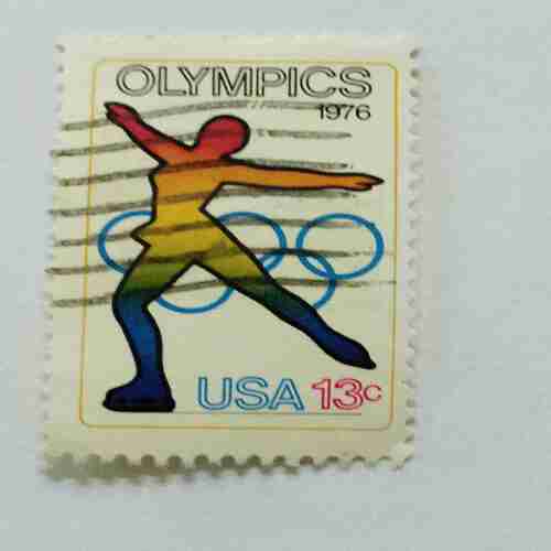 Document 17_5 USA 13c POSTAGE STAMP , OLYMPICS