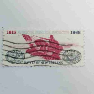 UNITED STATES POSTAGE 5CENTS , BATTLE OF NEW ORLEANS 1815-1965