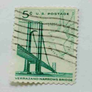 U.S. POSTAGE 5c , VERRAZAND - NARROES BRIDGE