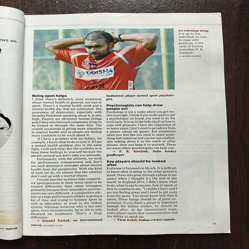 Sportstar ( December 2019 )