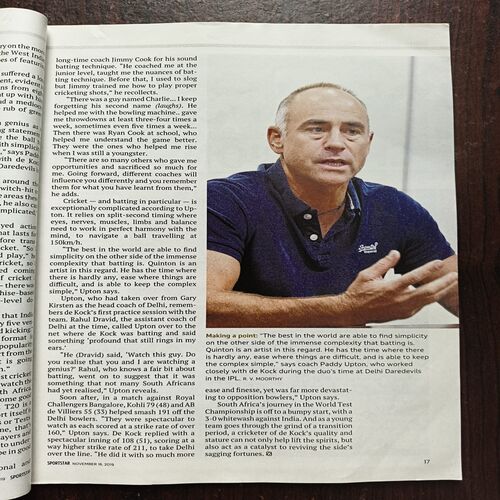 Sportstar ( November 2019 )