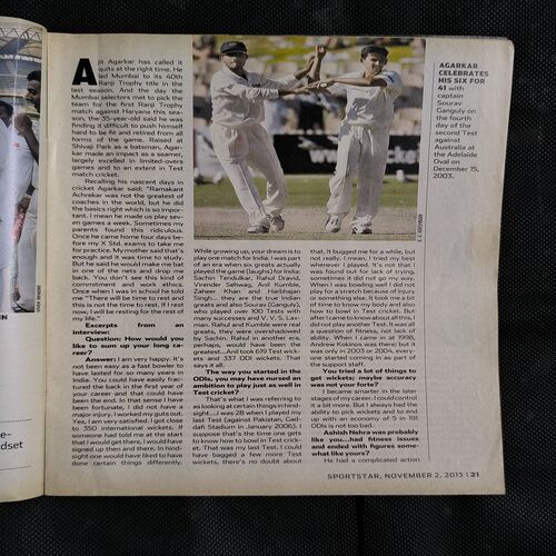 SportStar ( Saturday , 2 November , 2013 )