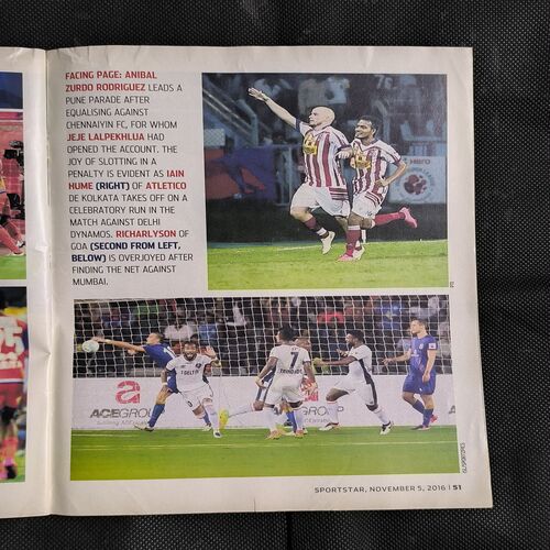 SportStar ( Saturday , 5 November , 2016 )