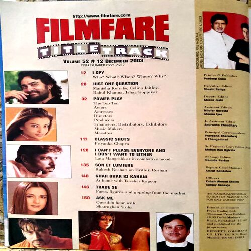 Filmfare (Dec 2003)