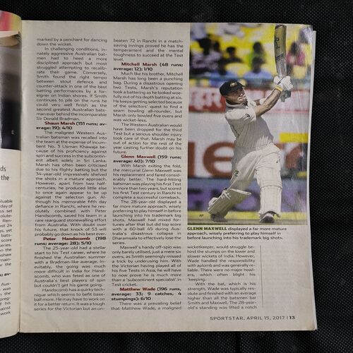 SportStar ( Saturday , 15 April , 2017 )