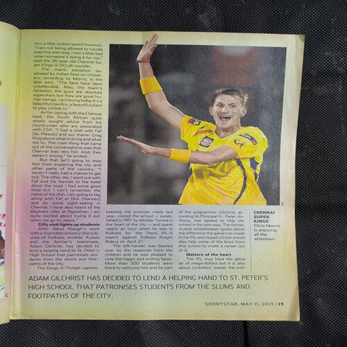 SportStar ( Saturday , 11 May , 2013 )