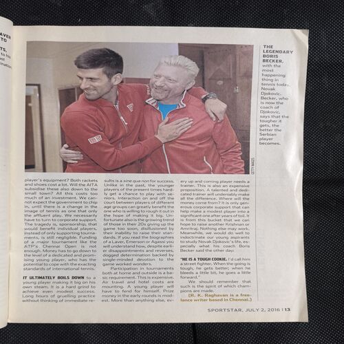 SportStar ( Saturday , 2 July , 2016 )