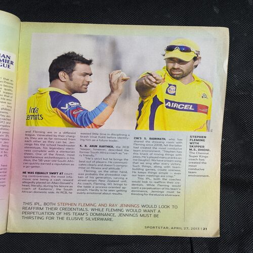 SportStar ( Saturday , 27 April , 2013 )