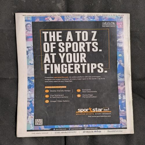 SportStar ( Saturday , 22 October , 2016 )