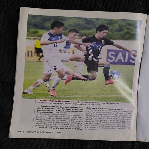 SportStar ( Saturday , 22 October , 2016 )