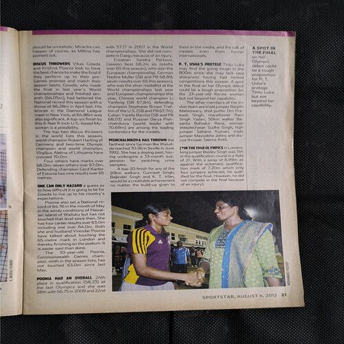 SportStar ( Saturday , 4 August , 2012 )