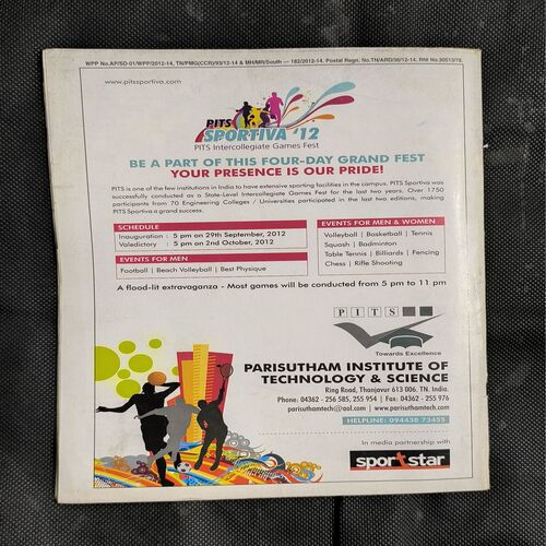 SportStar ( Saturday , 22 September , 2012 )